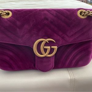 SOLD! Gucci Velvet Marmont